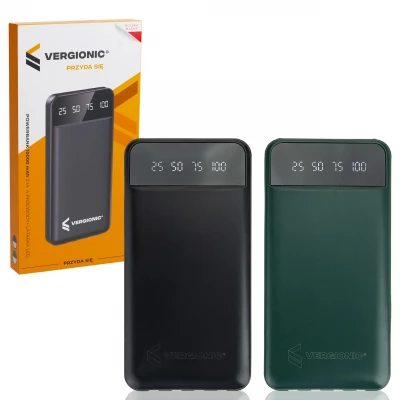 Vergionic 7185 Powerbanka 10 000 mAh 2.1A , 4x USB kabel + LED svítilna 