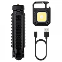 Vergionic 7573 LED svietidlo so statívom, dobíjacie, 400mAh, 450lm, 5 v 1