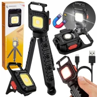 Vergionic 7573 LED svietidlo so statívom, dobíjacie, 400mAh, 450lm, 5 v 1