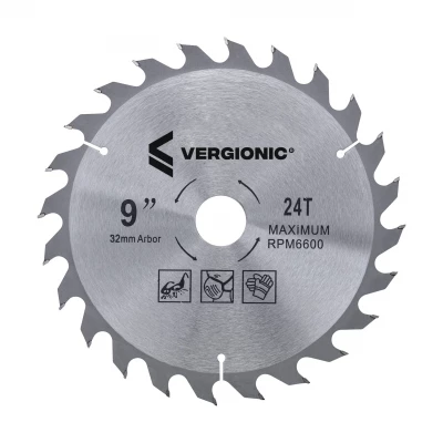 Vergionic 2012 Pilový kotouč na dřevo s redukcí 230 x 22,2 mm, vidiový, 24 zubů