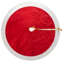 Ruhhy 22221 Deka pod vianočný stromček 90 cm červenobiela