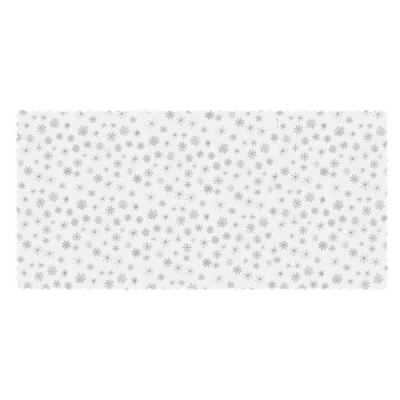 Ruhhy 22792 Vánoční ubrus 260 x 140 cm, bílostříbrná