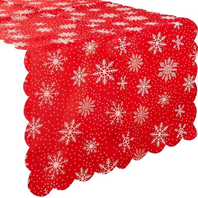 Ruhhy 22786 Vianočný behúň na stôl 180 x 35 cm červená