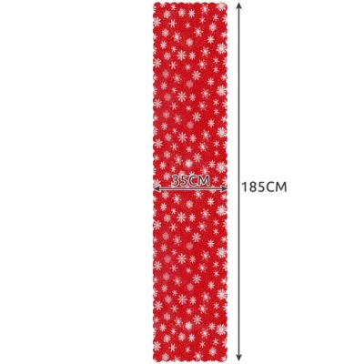 Ruhhy 22786 Vianočný behúň na stôl 180 x 35 cm červená
