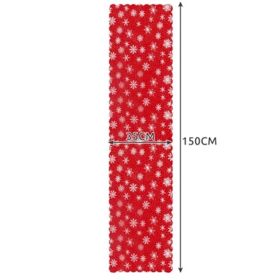 Ruhhy 22788 Vianočný behúň na stôl 150 x 35 cm červená