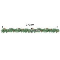 Ruhhy 22325 Vianočná girlanda s LED osvetlením, HQ, 2,7 m
