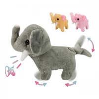 Vergionic 7147 Interaktivní slon chodící béžová