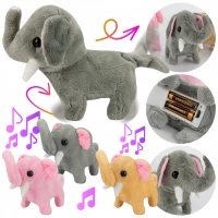 Vergionic 7147 Interaktivní slon chodící béžová