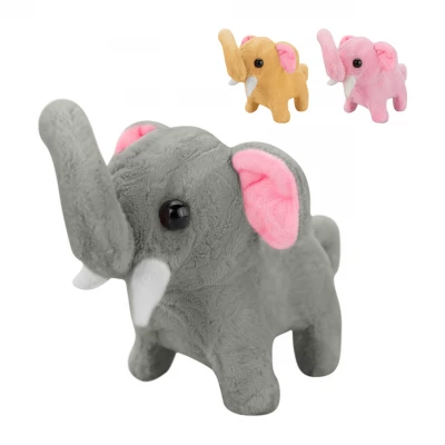 Vergionic 7147 Interaktivní slon chodící béžová