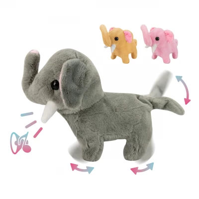 Vergionic 7147 Interaktivní slon chodící béžová