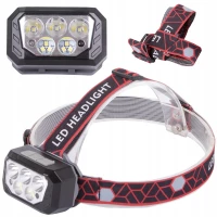 Verk 08336 Čelovka SQ-870, 3 x XHP30 + 6 x SMD