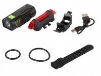 Verk 08355 Sada LED osvětlení na kolo, USB 2 ks