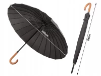 Verk 25001 Dáždnik holový 24 drôtov, 105 cm čierny