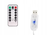 Verk 26019 Světelný závěs hvězdy 138 LED studená bílá