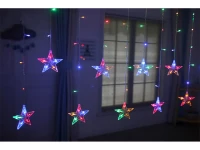 Verk 26019 Svetelný záves hviezdy 138 LED multikolor