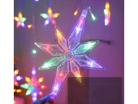 Verk 26019 Svetelný záves hviezdy 138 LED multikolor