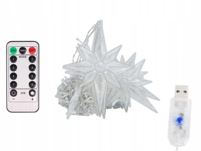 Verk 26019 Svetelný záves hviezdy 138 LED multikolor