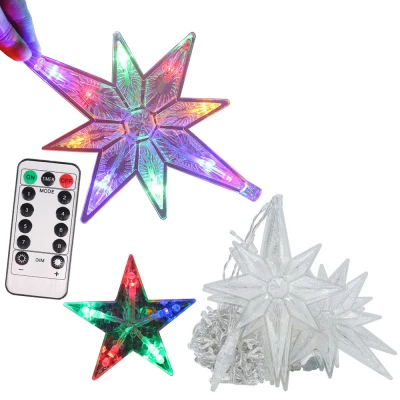 Verk 26019 Svetelný záves hviezdy 138 LED multikolor
