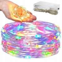 Verk 26020 Světelný řetěz na baterie 100 LED multikolor 10 m 