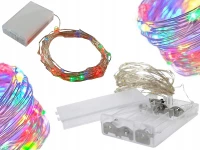 Verk 26020 Světelný řetěz na baterie 100 LED multikolor 10 m 