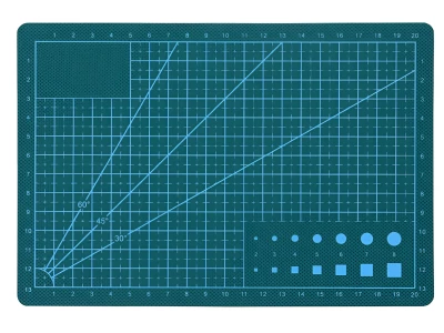 Verk 11338 Podložka na rezanie a strihanie obojstranná A4 modrá