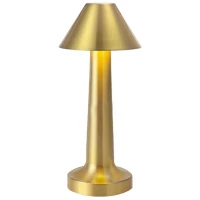 Verk 12308 LED Stolní lampa dotyková, 3 W, 1500mAh, stříbrná