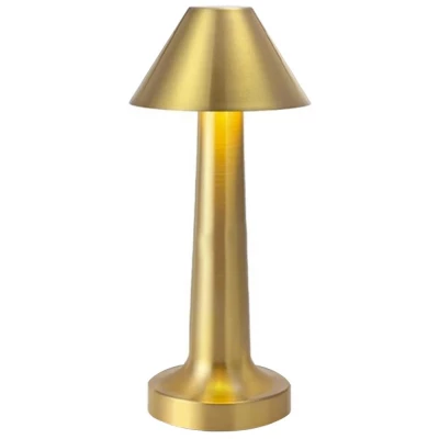 Verk 12308 LED Stolní lampa dotyková, 3 W, 1500mAh, stříbrná