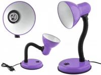 Retro stolní lampička 60W fialová