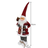 Ruhhy 22352 Vánoční dekorace Santa Claus 45 cm 