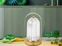 Verk 12310 LED Stolní lampa 21 cm, zlatá
