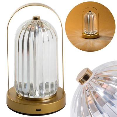 Verk 12310 LED Stolní lampa 21 cm, zlatá