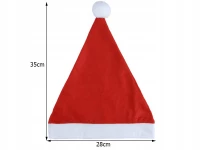 Verk 26090 Vánoční čepice Santa s bambulkou červená