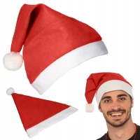 Verk 26090 Vánoční čepice Santa s bambulkou červená