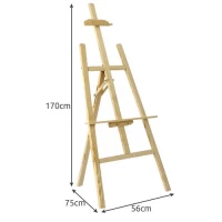 Maaleo 22639 Dřevěná malířská sada + stojan 170 cm