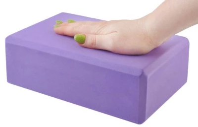 ISO Penová kocka na jogu 23x15x7.4cm - fialová