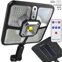 Izoxis 22736 Pouličné osvetlenie solárne 220 LED COB, IP65, 8 W, čierne