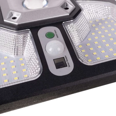 Izoxis 22736 Pouličné osvetlenie solárne 220 LED COB, IP65, 8 W, čierne