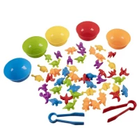 Kruzzel 22496 Dinosauři vzdělávací sada montessori 48 ks 