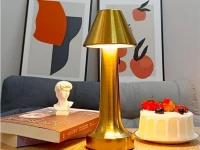 Verk 12308 LED Stolní lampa dotyková, 3 W, 1500mAh, měděná