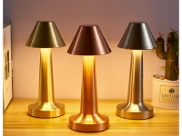 Verk 12308 LED Stolní lampa dotyková, 3 W, 1500mAh, měděná
