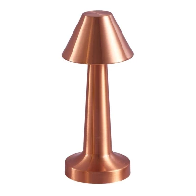 Verk 12308 LED Stolní lampa dotyková, 3 W, 1500mAh, měděná