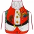 Ruhhy 22683 Vianočná zástera Santa Claus