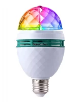 GGV LED Disko žárovka E27 3W RGB + redukce