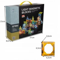 Kruzzel 22684 Guličková magnetická dráha 75 dielov