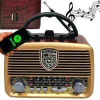 Verk 27065 Prenosné Bluetooth Retro rádio