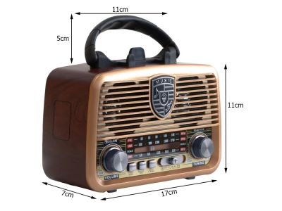 Verk 27065 Prenosné Bluetooth Retro rádio