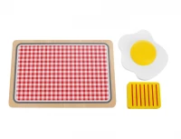 Kruzzel 22435 Dřevěný toustovač s příslušenstvím