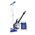 Kruzzel 22409 Detská rocková elektrická gitara na batérie + zosilňovač a mikrofón, modrá
