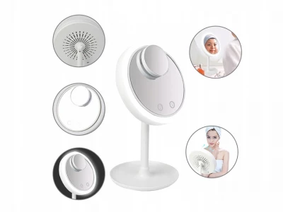 Verk 15786 Kosmetické zrcátko LED Beauty Breeze růžové