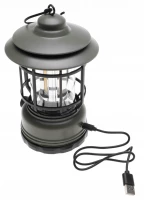 Pronett XJ4857 Kempingová LED lampa USB černá